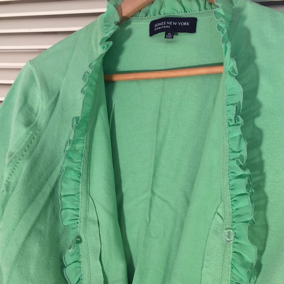 Easter green Jones NY sweater - Picture 4 of 5